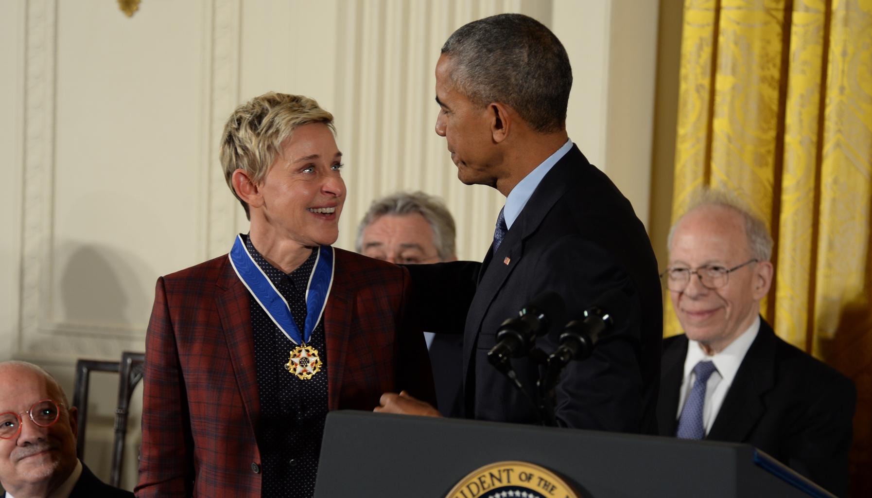 Ellen DeGeneres In Tears At White House, Plus More Heartwarming Moments From Presidential Medal of Freedom Ceremony