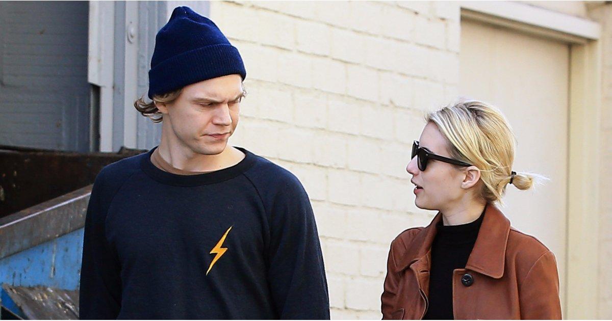 Emma Roberts and Evan Peters Go Casual For a Lunch Outing in La