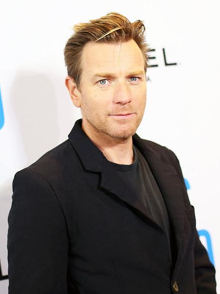 Ewan McGregor Has a Laugh After Almost Being Driven Off the Road