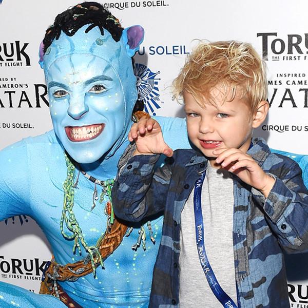 Fergie & Josh Duhamel's Son Axl Is the Cutest Avatar Fan