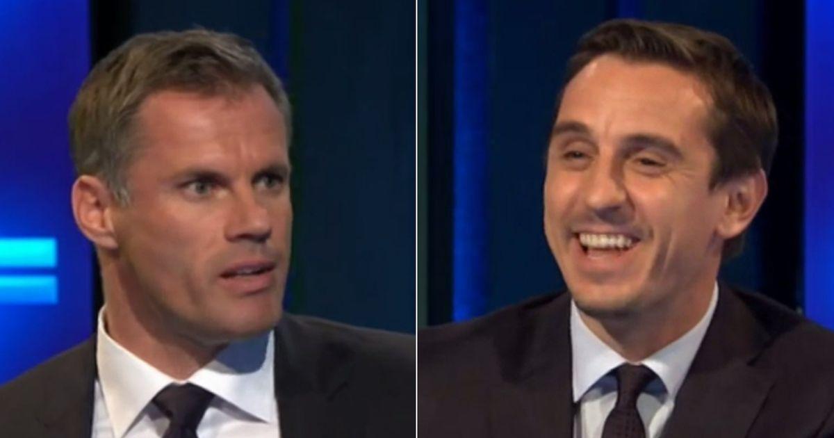 Gary Neville and Jamie Carragher reunion has Twitter erupting in delight