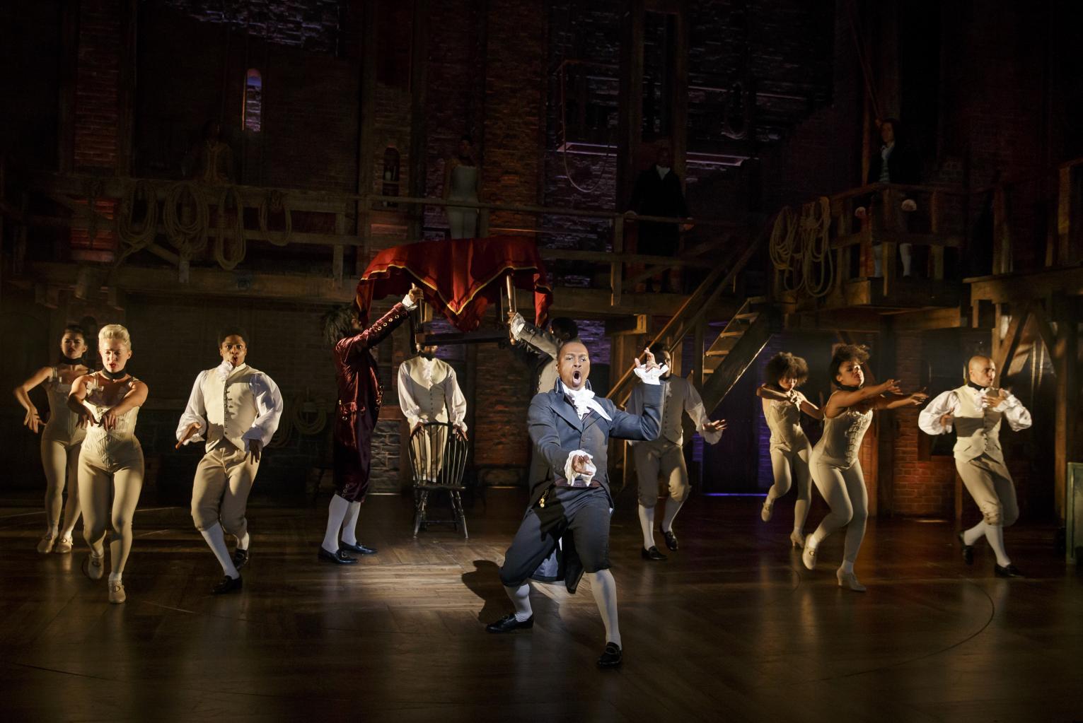    Hamilton '  &    Shuffle Along '  Lead Historic Tony Nominations Derby
