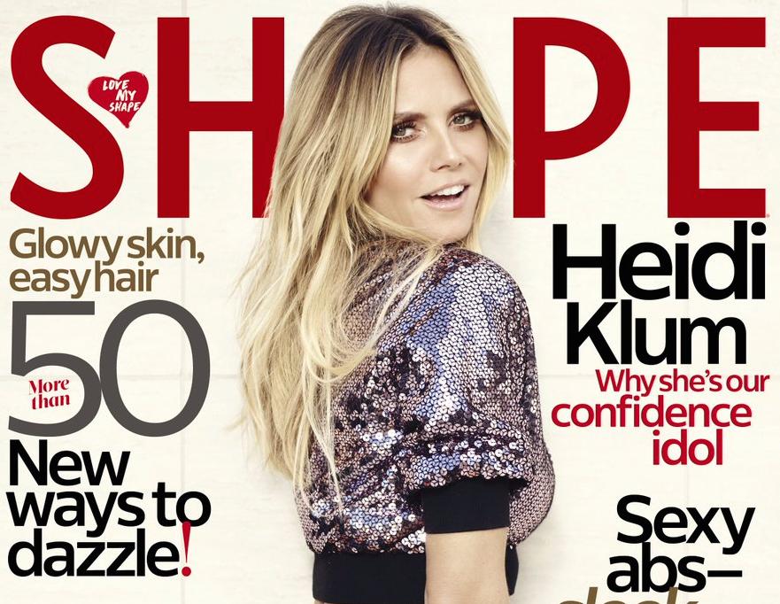 Heidi Klum Covers Shape Magazine, Talks Body Confidence And Embracing Her Stretch Marks