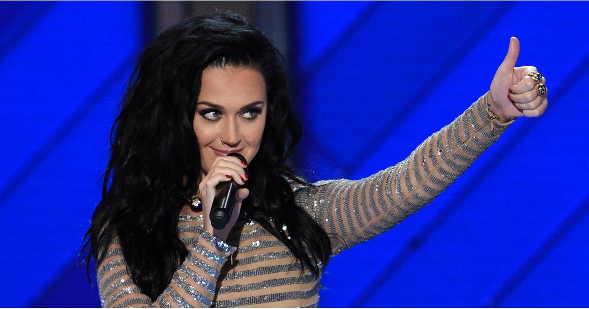 Here's Orlando Bloom Dutifully Documenting Katy Perry's DNC Performance From the Audience