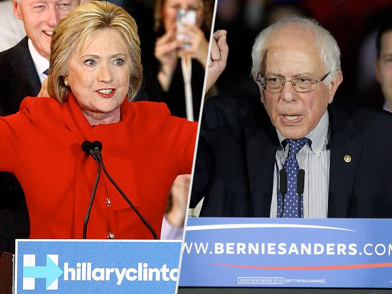 Hillary Clinton and Bernie Sanders Clash Over Gun Regulation