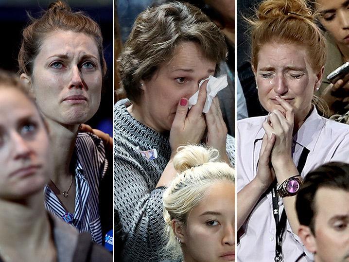 Hillary Clinton -- The Tide Turns ... Supporters So, So Sad (Photo Gallery)