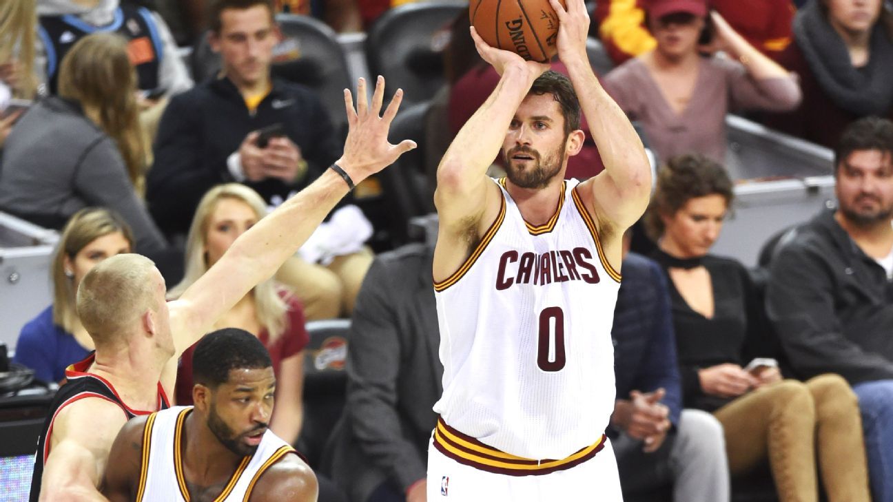 Kevin Love scores 34 of his 40 points in first quarter of Cavs' win