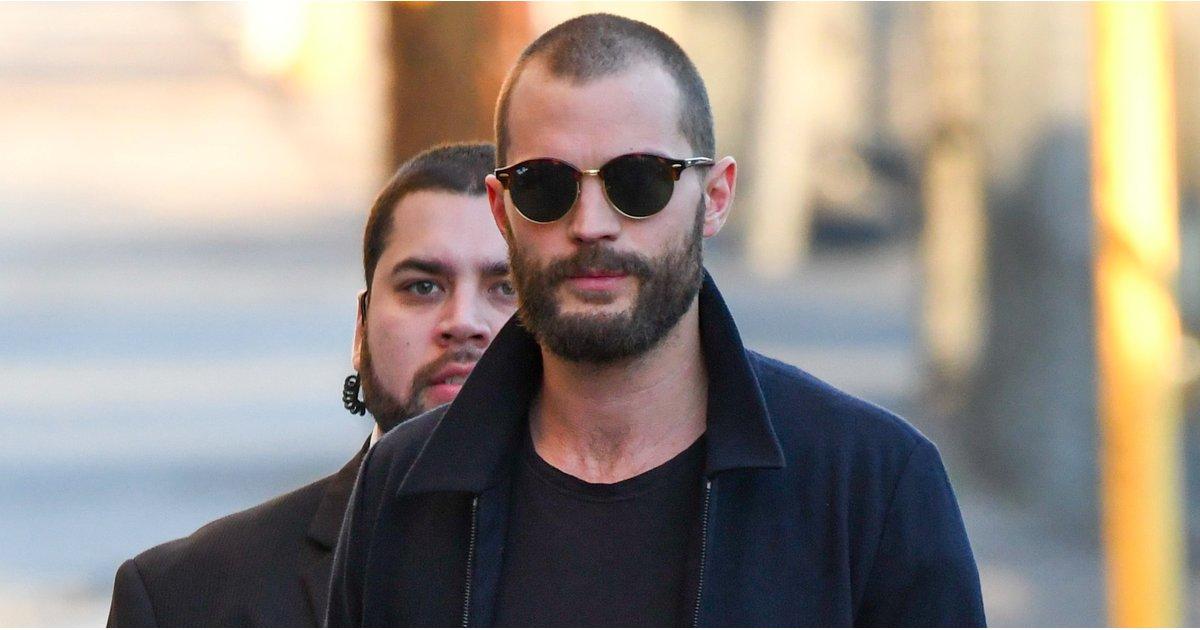 Jamie Dornan Still Manages to Look Hot, Even With a Shaved Head