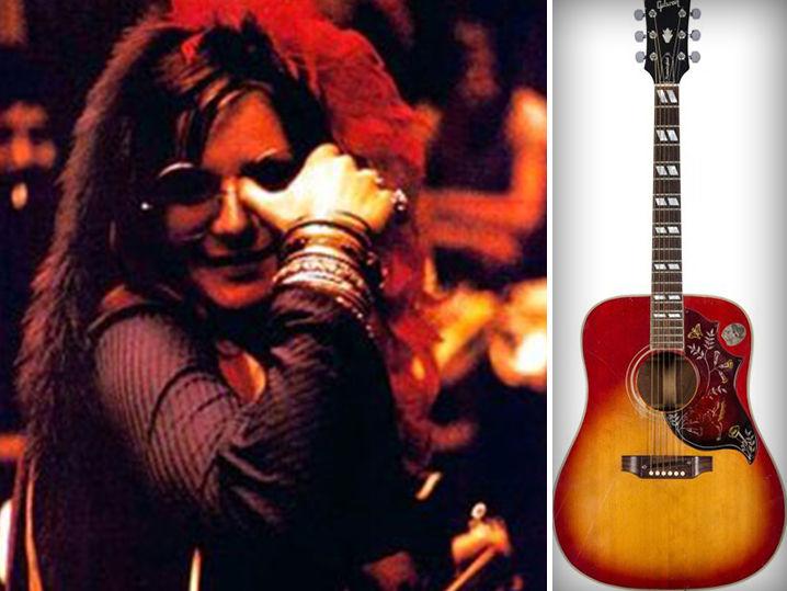 Janis Joplin -- $100k Good Enough for 'Me & Bobby McGee' Guitar