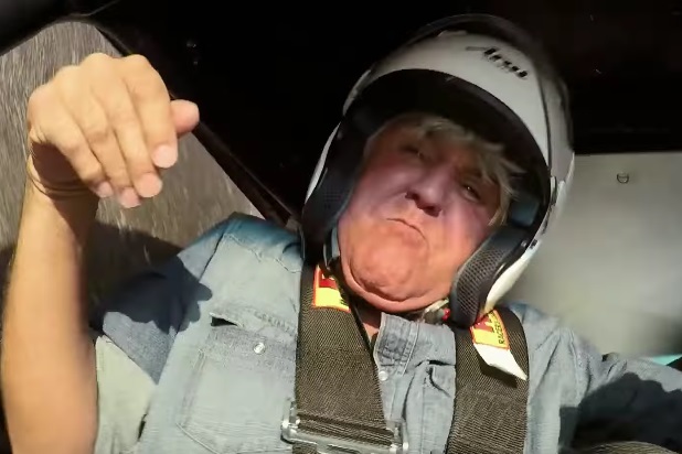 Jay Leno Crashes While Riding 2,500-Horsepower Car for TV Show (Video)