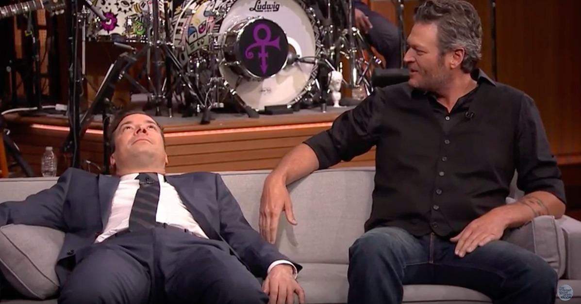 Jimmy Fallon and Blake Shelton Get Into a Huge Fight While Playing Charades, Are Basically Your Parents