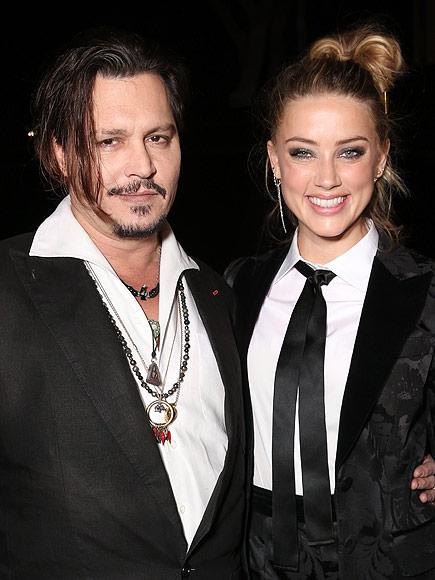 Johnny Depp Thanks Wife Amber Heard for 'Putting Up' with Hi