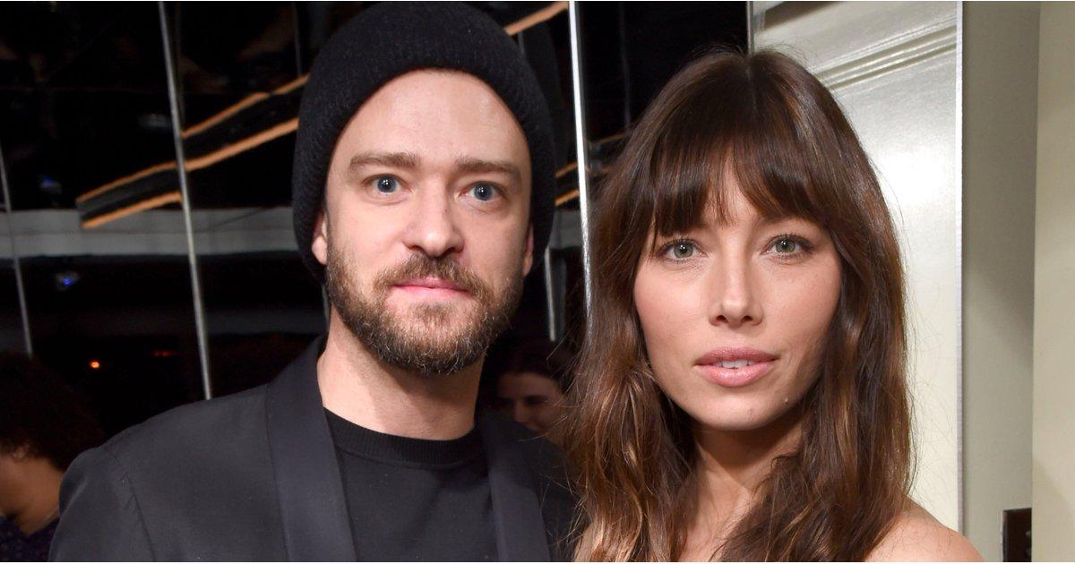 Justin Timberlake and Jessica Biel Strike a Serious Pose at W's Golden Globes Preparty