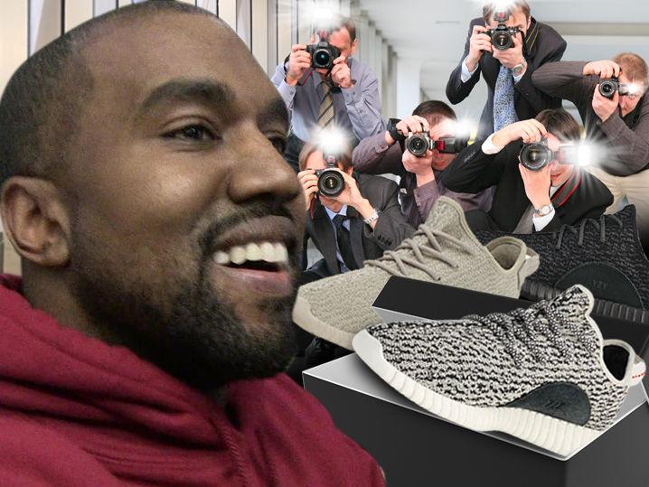 Kanye West -- Delivers on Promise ... Free Yeezys for Paps! (Photo)