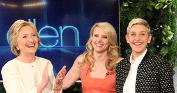 Kate McKinnon's Back-to-Back Impressions of Hillary Clinton and Ellen DeGeneres Will Make You Laugh Out Loud