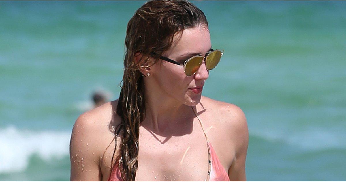 Katie Cassidy Sizzles in a Bikini on the Beach in Miami