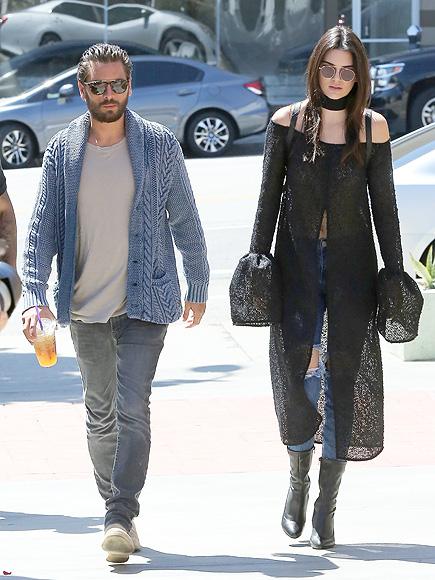 Kendall Jenner Has Friendly Run-In with Scott Disick and Tak