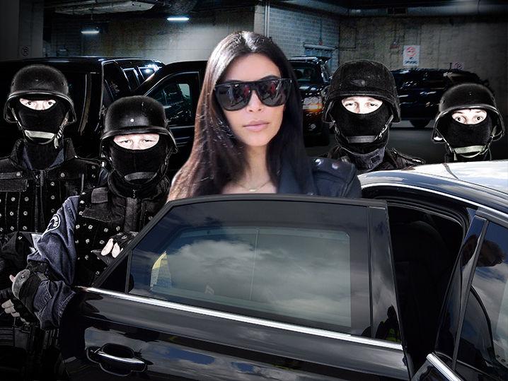 Kim Kardashian -- My New Security's Ready for Gun Battle