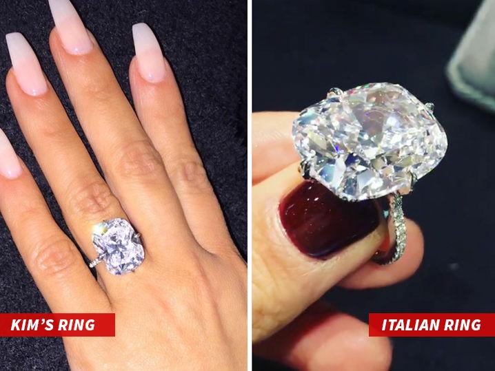 Kim Kardashian West's Stolen Ring Not So Unique? Similar Massive Stone Surfaces (Photo + Video)