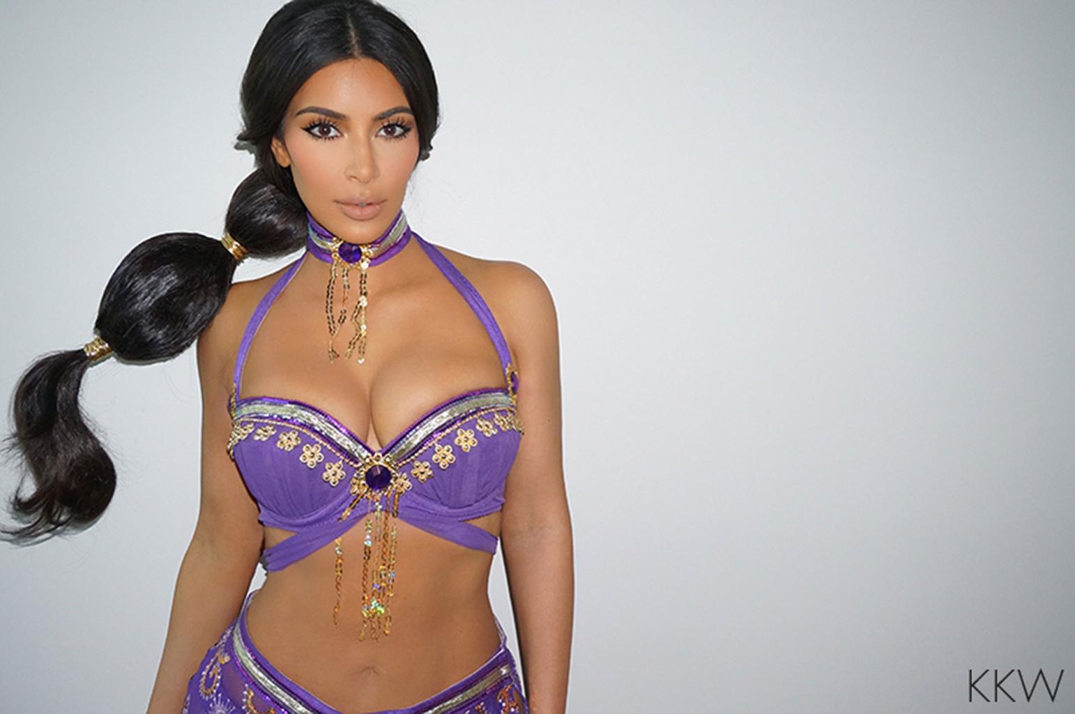 Kim Kardashianâ€™s Second Halloween Costume Revealed! See Her Sexy Belly Dancer Outfit