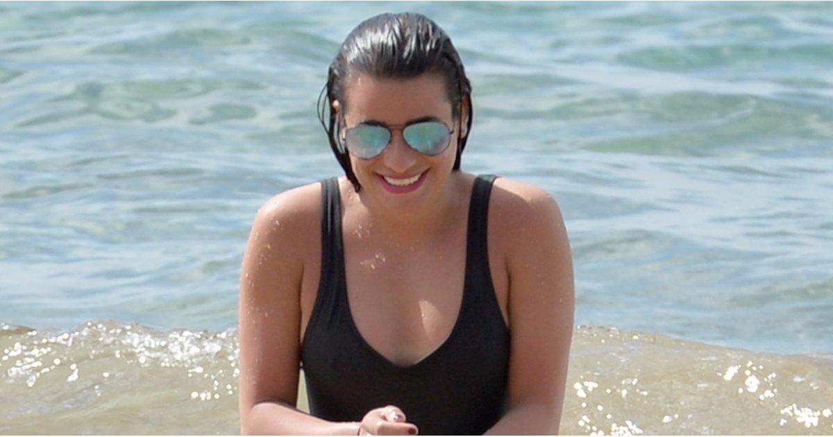 Lea Michele Slips Into a Sexy 1-Piece During a Girls' Getaway in Hawaii