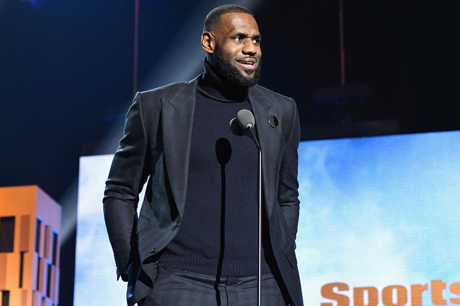 LeBron James Accepts Sports Illustrated Sportsperson of the Year Award:        This is Much Bigger Than Me        