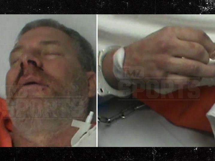 Lenny Dykstra -- Here's Bloody Video Proof ... The Cops Beat My Ass In Jail (Video)