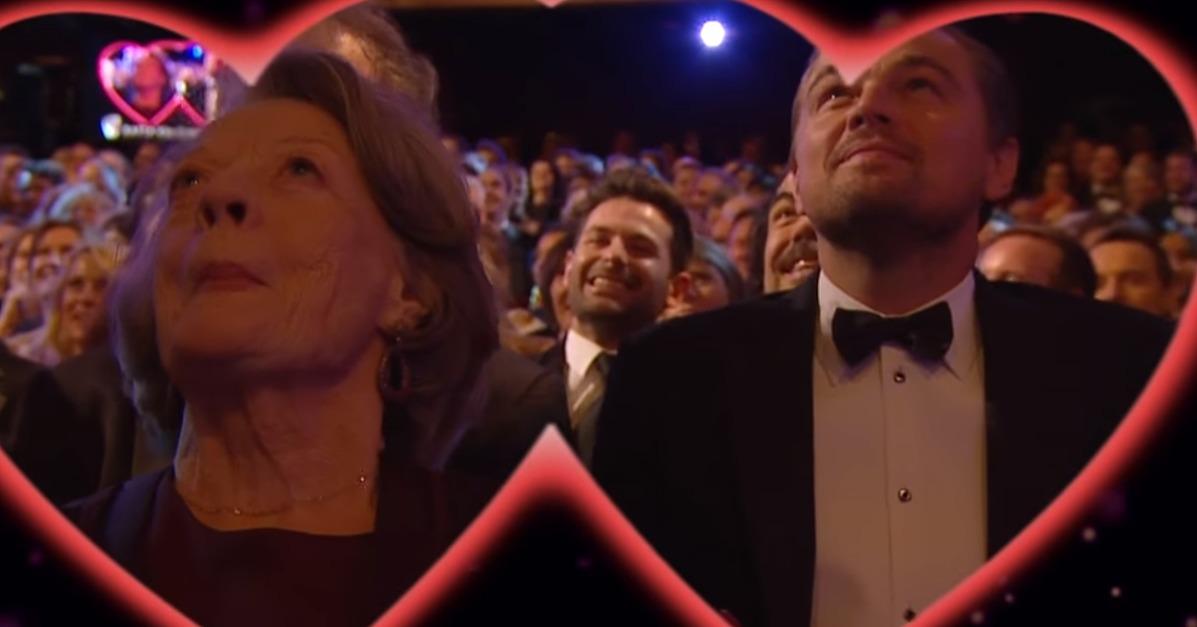 Leonardo DiCaprio and Maggie Smith Get Caught on the BAFTAs 