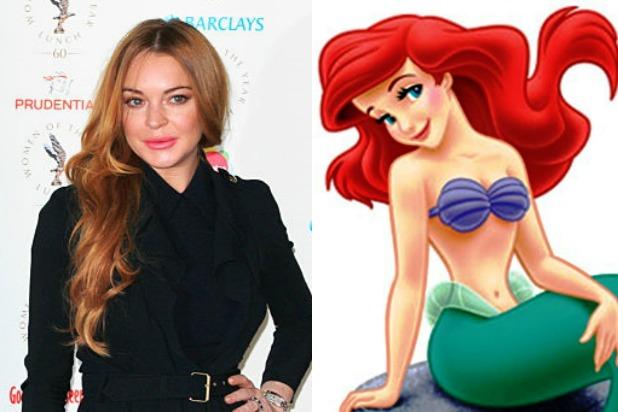 Lindsay Lohan Really, Truly and Desperately Wants to Play â€˜Little Mermaidâ€™