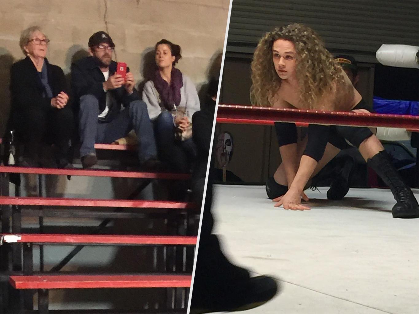 Luke Perry Attends Local Wrestling Event to Support His Son