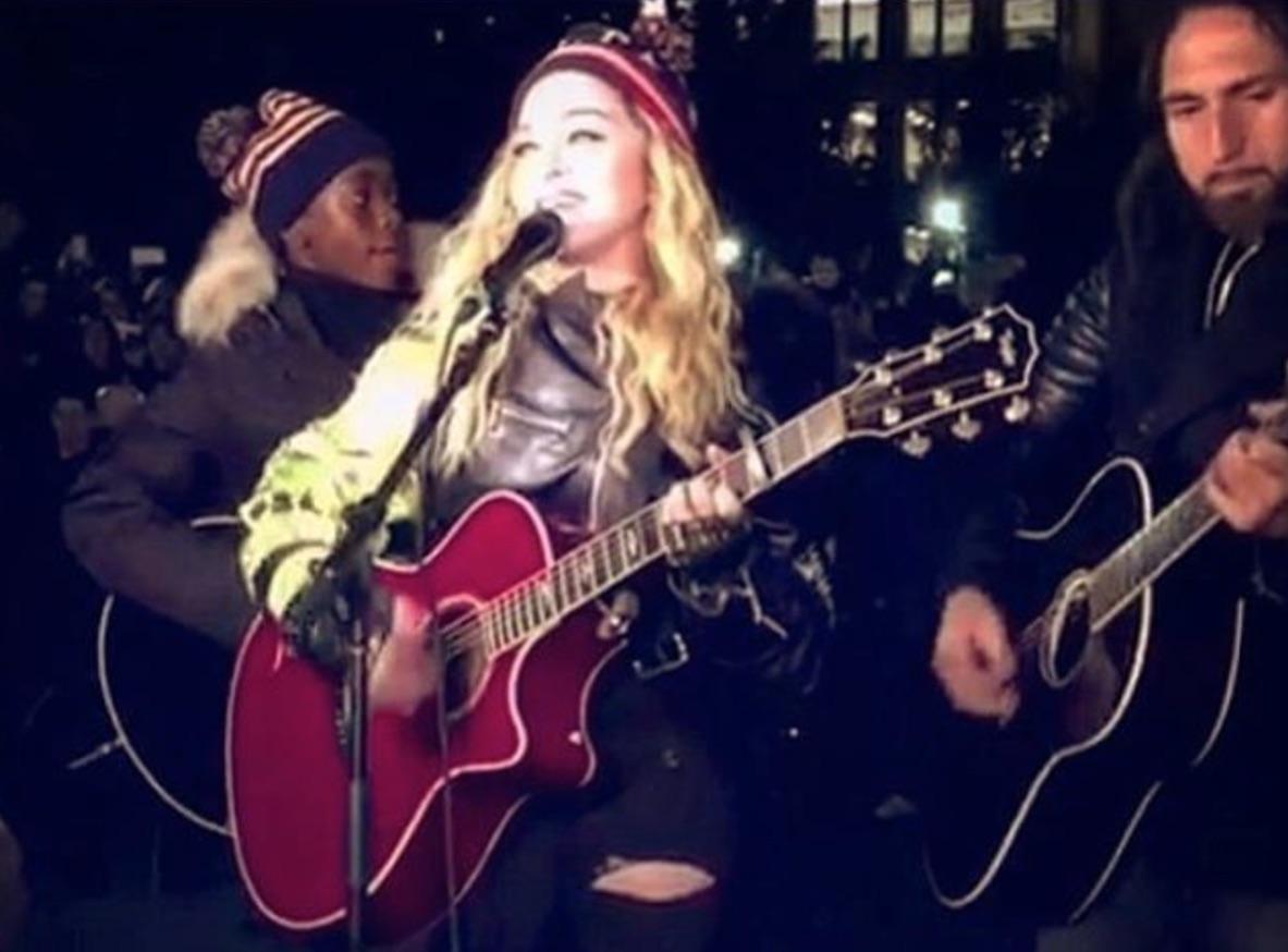 Madonna Performs Surprise NYC Concert In Support Of Hillary Clinton