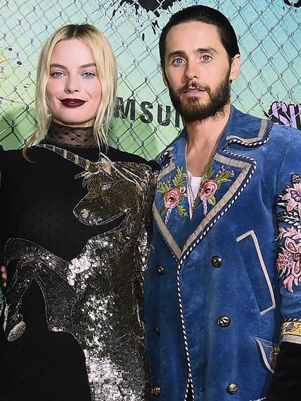 Margot Robbie Talks Kissing Jared Leto in Full Makeup in Suicide Squad: 'It's So Messy'