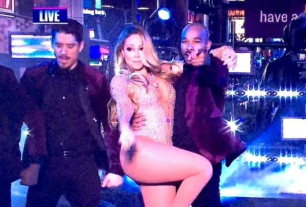 Mariah Carey Vamps Her Way Through Lip Sync Snafu on ABC's Rockin' New Year's Eve Special