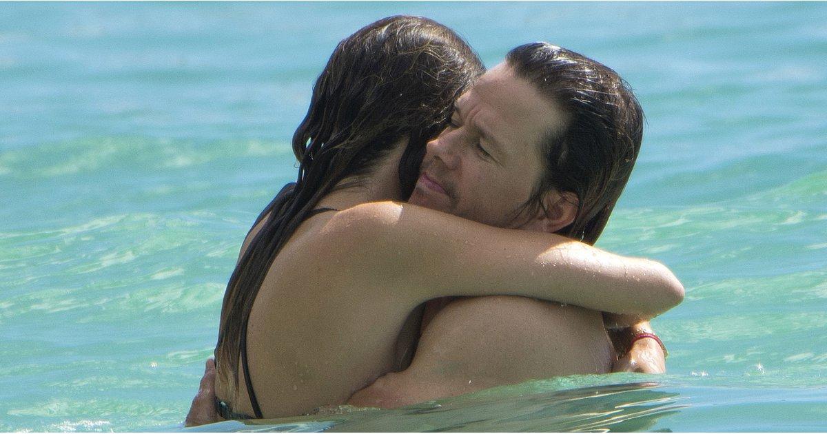 Mark Wahlberg Shows Off His Abs While Vacationing With His Wife in Barbados