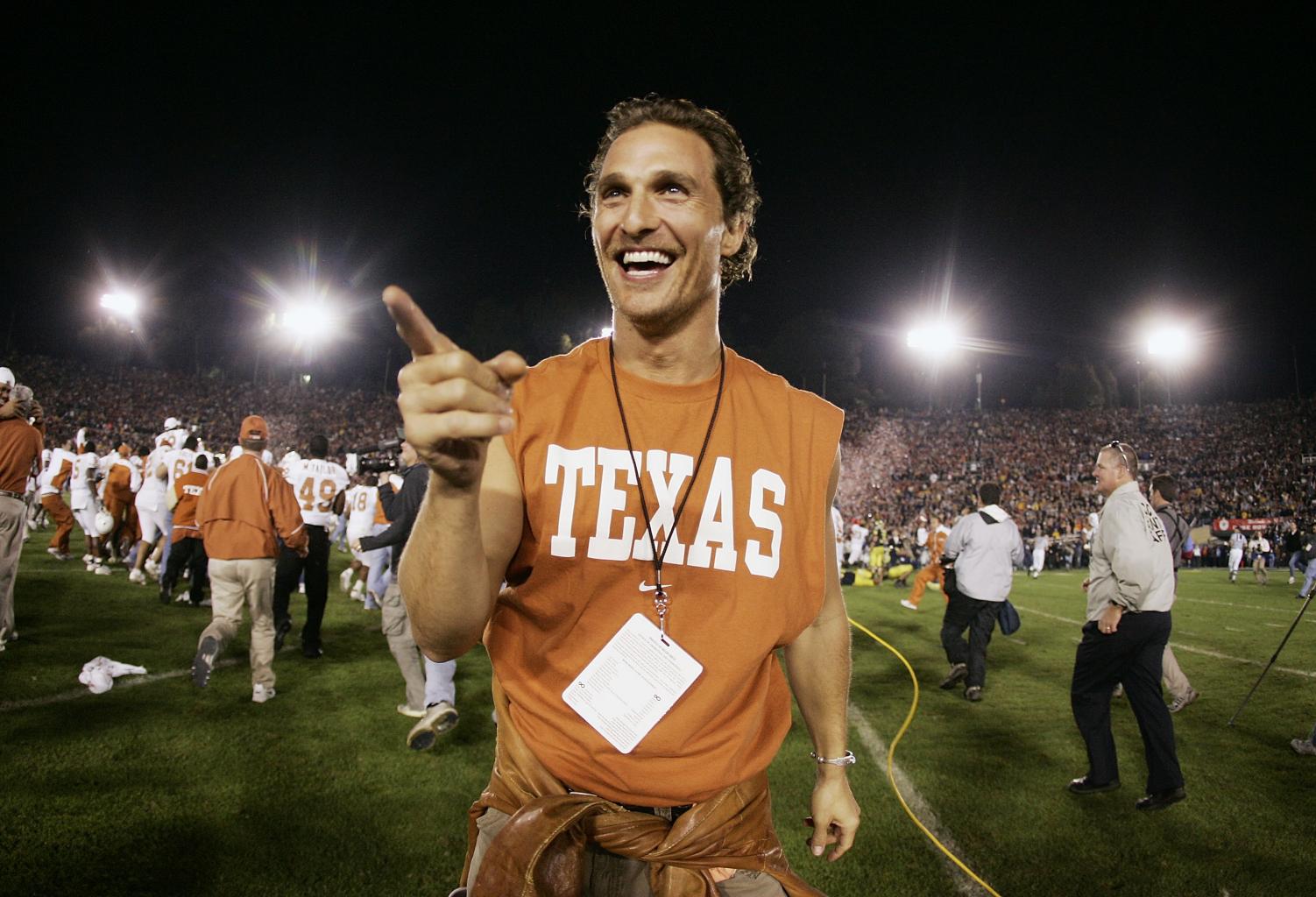 Matthew McConaughey Delivers Intense Speech To Texas University Football Team
