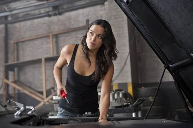 Michelle Rodriguez Shows Off Her Manly Beard (Photo)