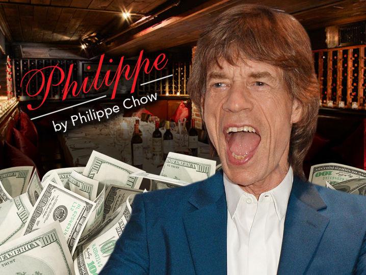 Mick Jagger -- Sympathy for the Waiter ... Orders Big, Tips Bigger