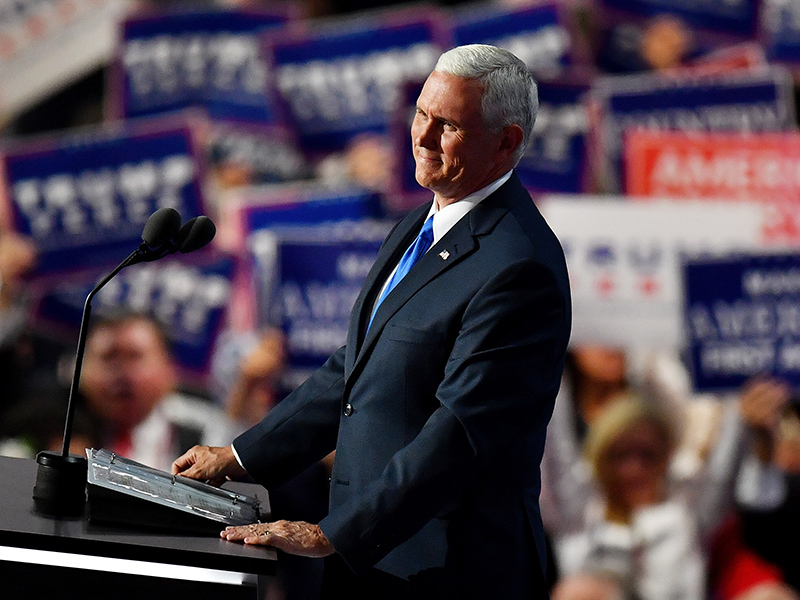 Mike Pence Accepts VP Nomination at Rnc: 'We Will Win the Hearts of Americans'
