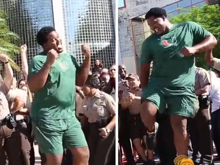 NFL's Bryant McKinnie -- Hilarious Big Man Moves ... In 'Running Man Challenge' Vid