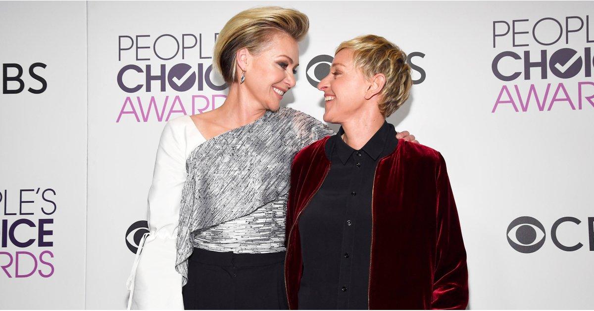 Portia de Rossi Could Not Take Her Eyes Off Ellen DeGeneres at the PCAs