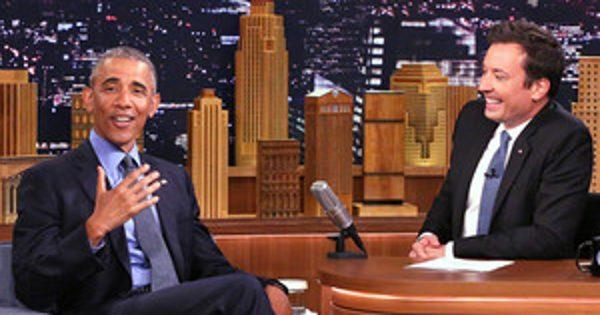 President Obama Joins Jimmy Fallon for Slow Jamming, Thank You Notes, and Donald Trump Jokes
