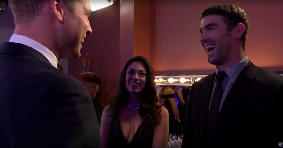 Prince William Meets Michael Phelps, Promptly Makes a Dad Joke About Being Dads