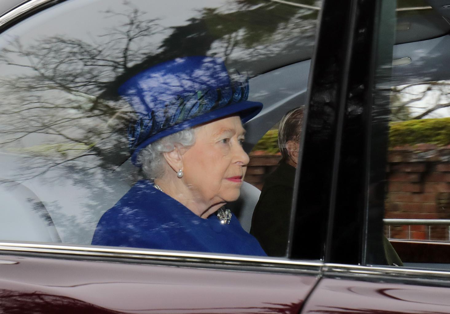 Queen Elizabeth Attends Church With Prince Philip After Recovering From Illness