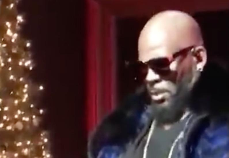 R. Kelly Taken Aback When Grabby Fan Clutches A Handful Of His Junk