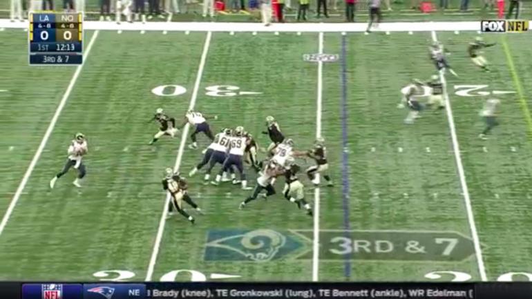 Rams-Saints highlights: Watch Jared Goff toss a dime for first career TD