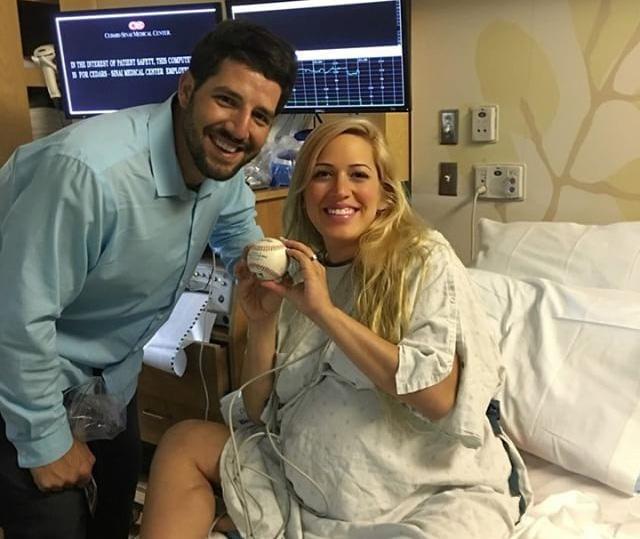 Rob Segedin hit his first MLB home run on the same day his wife went into labor