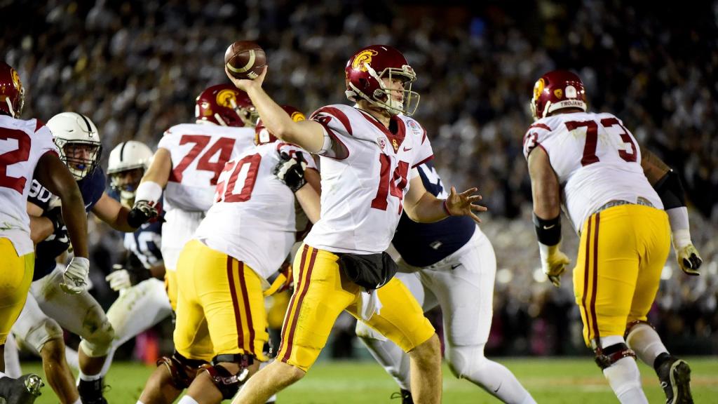 Sam Darnold breaks Vince Young's Rose Bowl record, and 15 more wild numbers from USC-Penn State