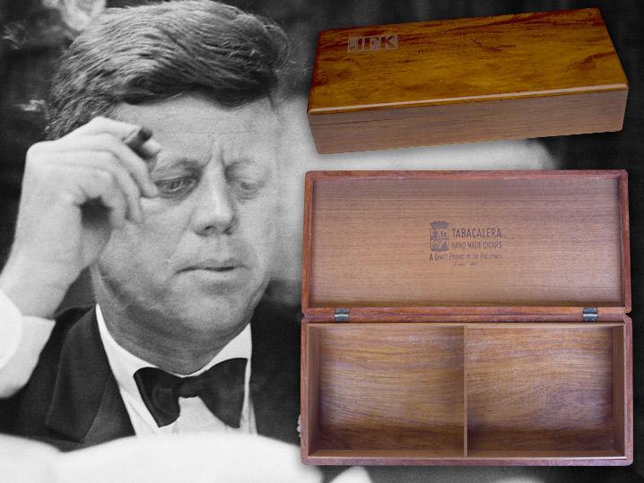Smoking Deal on JFK Cigar Box (Photo Gallery)
