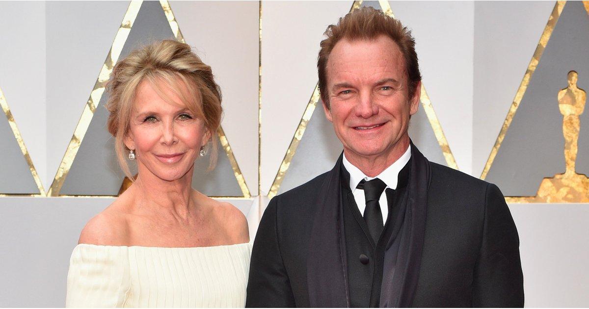 Sting and Wife Trudie Brought Their Nearly 25 Years of Wedded Bliss to the Oscars Red Carpet