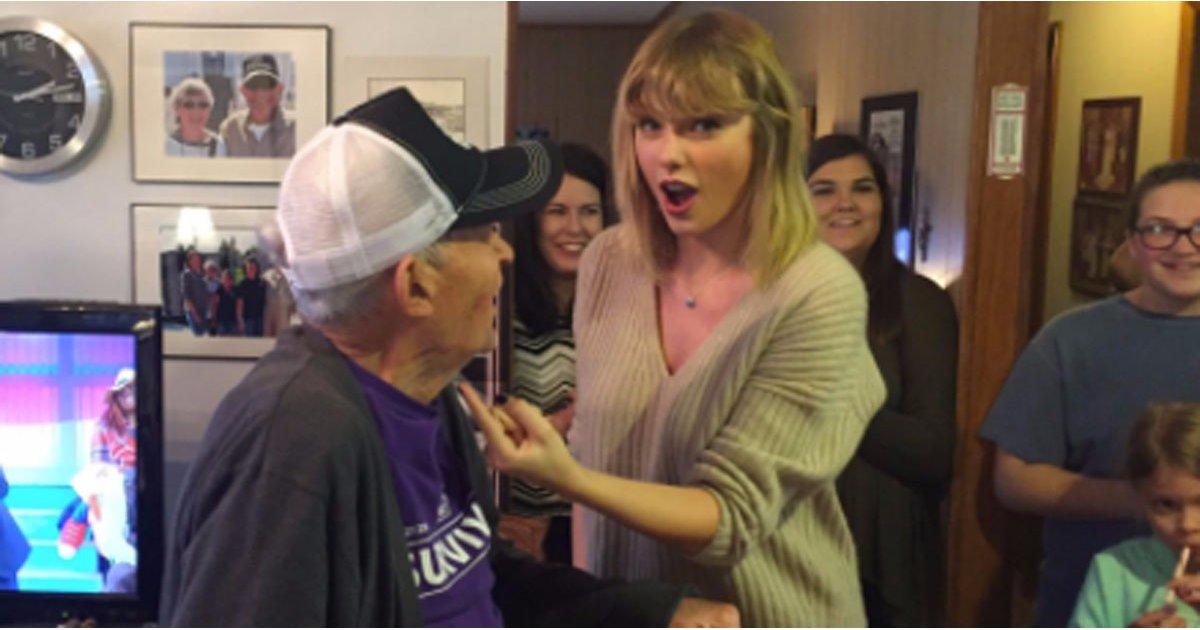 Taylor Swift Gives a 96-Year-Old Veteran the Ultimate Christmas Surprise